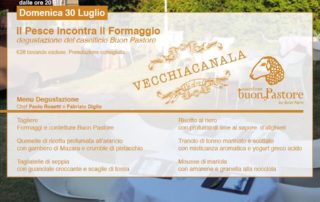 Il pesce incontra il formaggio